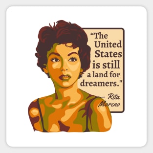 Rita Moreno Portrait and Quote Magnet